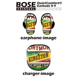 Bose QuietComfort 011981 Earbuds II Skin Seal for Bose Earbud 2 Stickers 3 Main Body 1 Set Protective Film Decor English Letters Stylish
