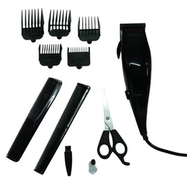 Singer Personal Hair Trimming 12 Piece Kit, Black
