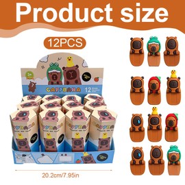 IKOPFLN Capybara Telephone Blind Box, Surprise Box, Mini Doll, Decorative, Collectible, Capybara, Telephone Blind Box, Pack of 1