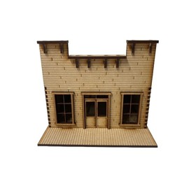Store Front 1a 28mm MDF Terrain Kit Tombstone Desperado Legends Old West Building (US Marshal)