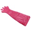 100Pcs Long Arm Disposable Plastic Gloves Safe Reliable Multipurpose Veterinary