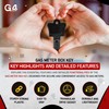 G4GADGET 2 Pack Heavy Duty Gas Meter Box Key –