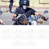 10Pcs Mask Brace Antifog Food Grade Silicone Freely Foldable Reusable