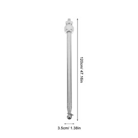 MUCKLILY Adjustable Motorcycle Flagpole Motorcycle Flag Mounts Bike Flagpole Aluminum Bicycle Flagpole Stand Extendable Flag Pole Holder for Road Mountain Bike Dirt Bike Motorcycle