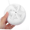Operitacx Washing Machine Clothes Mini Small Tiny Travel Portable White