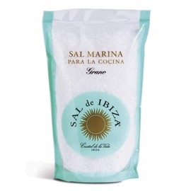 Sal de Ibiza - Pure Sea Salt for the Kitchen, No Additives (Coarse, 2.2 lbs)