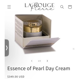La Rouge Pierre Essence of Pearl Day Cream * $349 MSRP * NEW * 1.7oz *Made in US