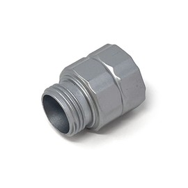 Orbit Grip-Lock Male Mender for 5/8 Inch Garden Hose Faucet End Repair, Simple Push-In Lock, Metal Construction, Leak-Free Hydroseal Technology, Pro Series