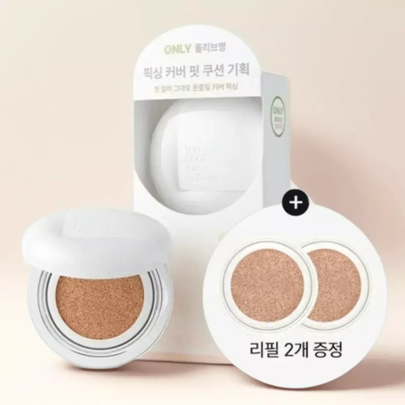 Too Cool For School 투쿨포스쿨 픽싱 커버 핏 쿠션+리필2개 올리브영기획