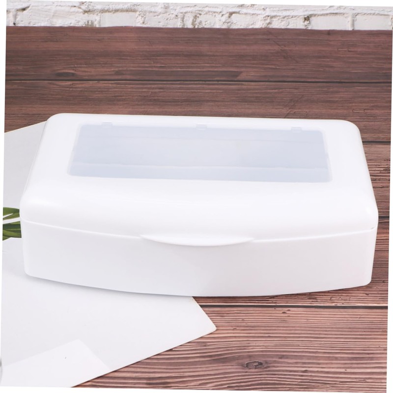 Healvian Transparent Lid Sterilizer Box for Nail Art Tools Durable