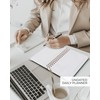 ZICOTO Aesthetic Daily Planner And Notebook With Hourly Schedule -