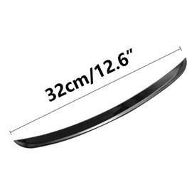 AUTOXBERT 2pcs 32cm Black Car Fender Flares Extension Wheel Arches Cover Protector Trim Lips Mud Flaps,Black Universal Car Truck Body Kit Fender Flare Wheel Eyebrow anti-scratch Strip