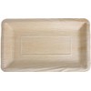 KOKA Palm Leaf Disposable Plates Rectangular Environmentally Friendly Disposable Tableware