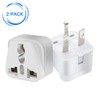Strhowill (2pack) US 3 Prong Plug to Universal Socket Power