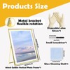 LELE LIFE Gold Floating Picture Frame - Real Glass Metal