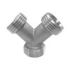 Joywayus Brass Nickel Plating 3/4" GHT Male Y Shaped Connector