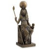 US 8.25 Inch Egyptian Sitting Sekhmet Cold Cast Bronze Sculpture