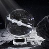 Home-X 3D Planet Solar System Crystal Ball, 60mm Shooting Star