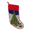 Peking Handicraft Outdoor Christmas Tree with Presents Needlepoint Stocking -
