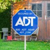 ADT Security Sign - Heavy Duty 28" 100% Aluminum Yard