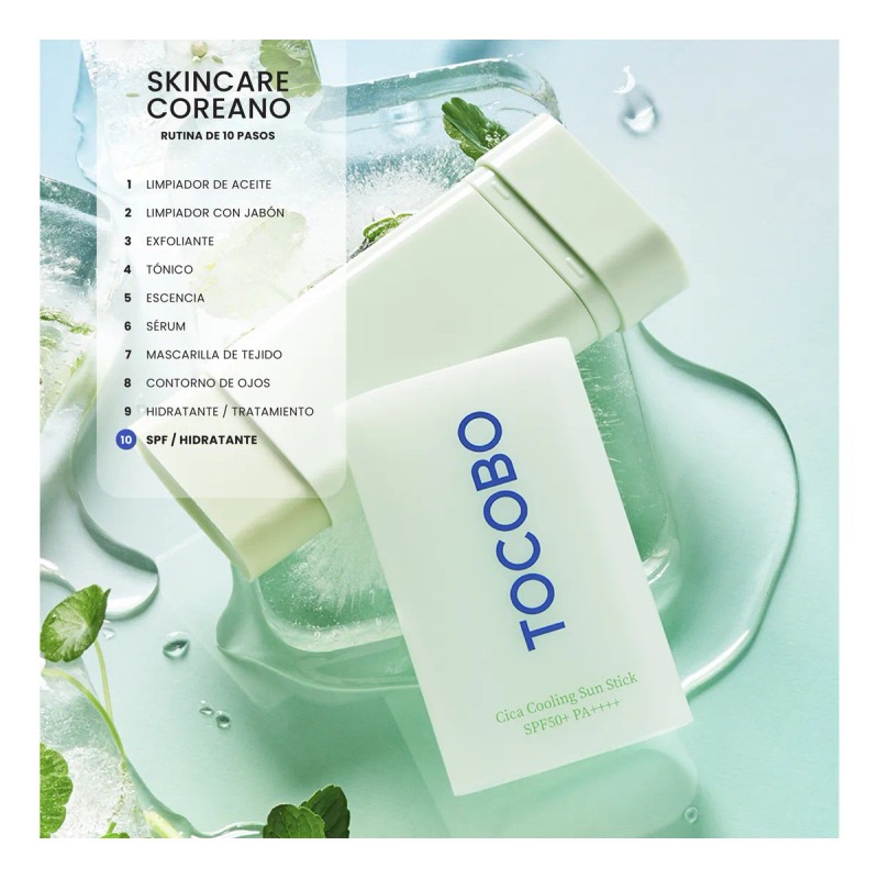 Tocobo Protector Solar Cica Cooling Sun Stick En Barra Spf50