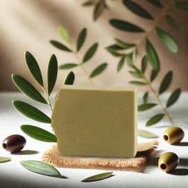 Bio-Lorbeer- und Olivenseife Natürliche Sanftheit reinigt und spendet Feuchtigkeit, ideal für empfindliche und trockene Haut