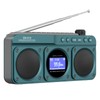 SEMIER Small Digital FM Radio Bluetooth Speaker, Handheld Rechargeable Radio