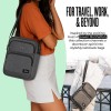 Solo New York Grey Tablet Sling Bag for Travel Hiking