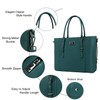 MOSISO Laptop Bag for Women, 17.3 inch Waterproof Vintage PU