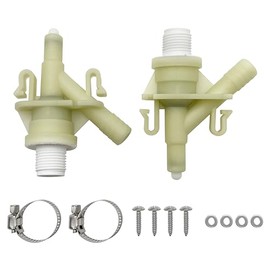2 Pack Upgraded RV Water Valve 385311641 Replacement for 300 310 320 301 311 321 Series Pedal-Flush Toilet,Compatible with Sealand Marine Toilet