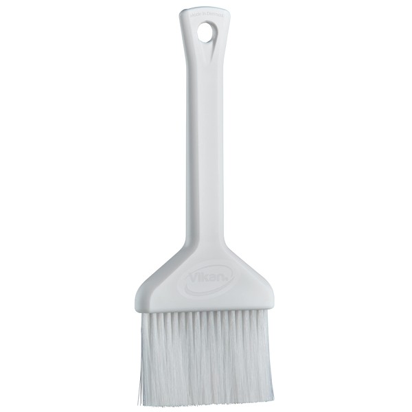Vikan Pastry Brush 55270 White Brush Colorful Shedding Resistant Durable Heat Resistant Chemical Resistant Ergonomic Design Easy to Use Great for Delicate Application and Cleaning