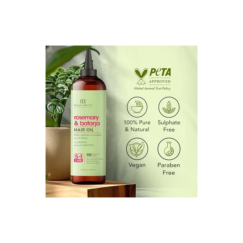 Botanic Hearth- Estimula el crecimiento: el aceite de romero para