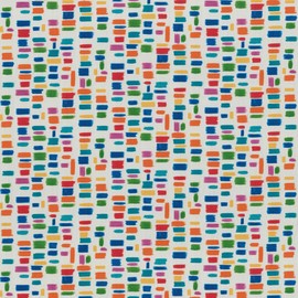 Pillow Perfect Outdoor/Indoor Chaise Lounge Cushion, 80" x 23", Blue Color Tabs Primaries