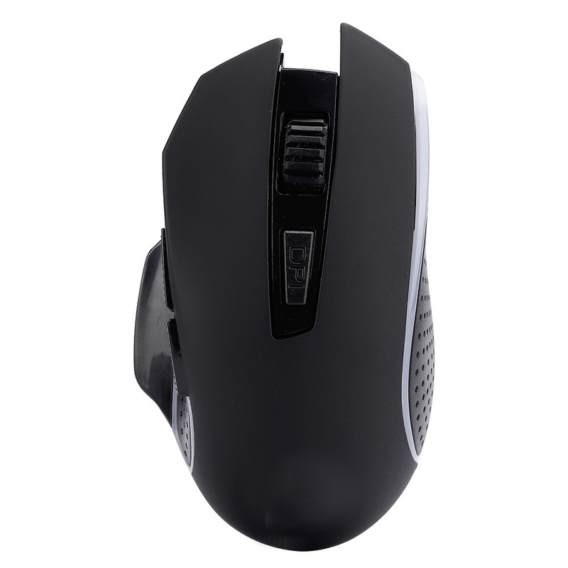 2.4G Wireless Game Mouse Black ABS Portable with Breathing Light