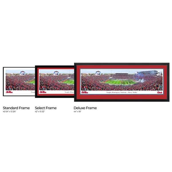 Ole Miss Football, Team Run Out - 42x15.5-inch Single Mat,
