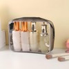 Pack of 5 Transparent Toiletry Bag, Waterproof PVC Travel Wash