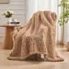 Carriediosa Chunky Knit Throw Blanket 60" X 80" Twin, 100%