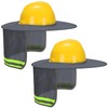 Ultrafun 2 Pcs Hard Hat Sun Shade Full Brim Mesh