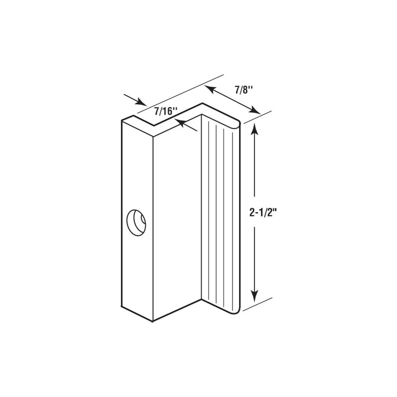 Prime-Line M 6220 2-1/2 In. Clear Acrylic Swinging Shower door