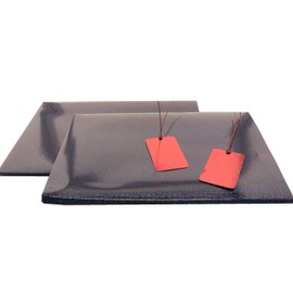 Black/Dark Grey Holographic Wrapping Paper | 2 Sheets, 2 Tags | General Purpose Thick Glossy Gift Wrap for Birthday Christmas or Any Occasion