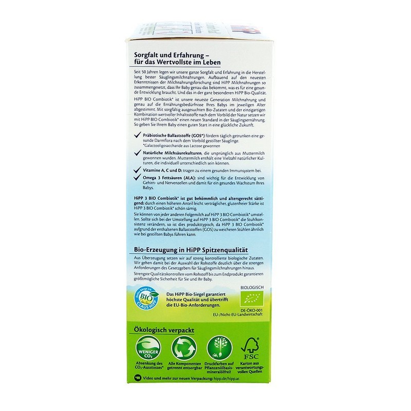 Hipp 3 Bio Combiotik 2033 600 g Follow-on Milk from