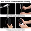 Wine Aerator Electric Wine Decanter – Easy One Touch Red