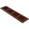 Vent Systems 16'' x 4'' Inch (Overall Dimensions) - Brown