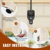 Seprochoo Replacement Shade Parts Bungee End Cap Kit, for Exterior