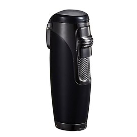 Visol Triad Black Matte Triple Torch Flame Cigar Lighter