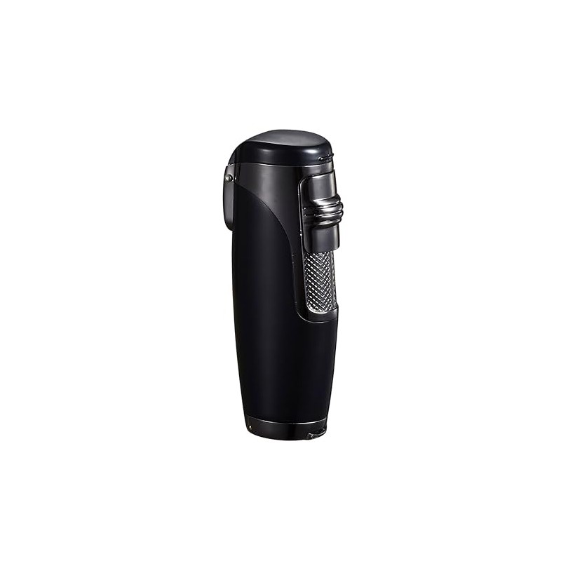 Visol Triad Black Matte Triple Torch Flame Cigar Lighter