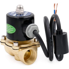 Heschen Brass Solenoid Valve 2W-200-20 Direct Acting 110 VAC PT3/4 Normally Closed Compressed Air Water Water Air