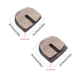 MWMNUN - Pastillas de freno redondeadas para motos deportivas eléctricas Razor Dirt Quad 500 E500S MX500 MX650 SX500 McGrath Dirt Rocket RSF650, motos eléctricas de suciedad y quads. Adecuado para motovox MBxXSe Micro Scooters