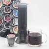 BLACKSMITH FAMILY Portable Travel Coffee Maker Press, Camping Coffee Press,