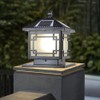 Outdoor Solar Post Cap Light Modern Luxury LED Landscape Lighting